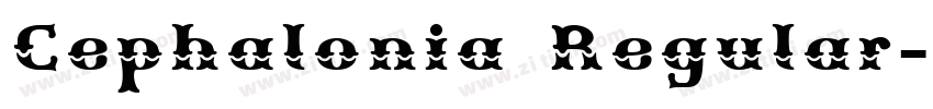 Cephalonia Regular字体转换